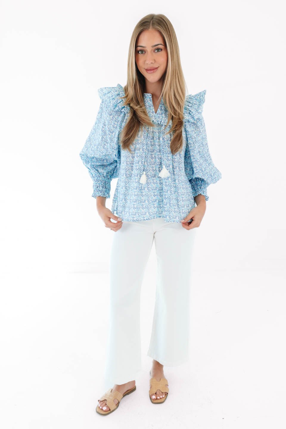 Don't Be Blue Top - Blue - Image 3
