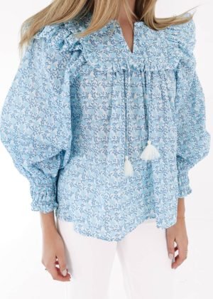 Don't Be Blue Top - Blue